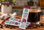Starbucks VIA Instant Italian Roast Dark Roast Coffee — 100 Single-Serve Packets