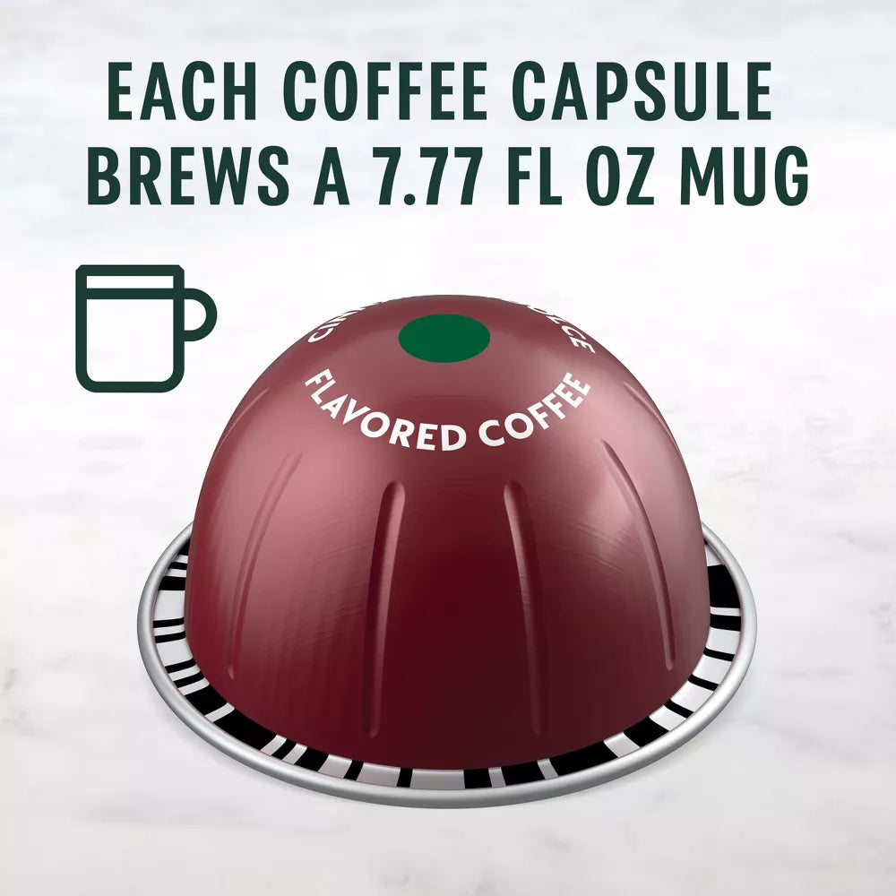 Starbucks Cinnamon Dolce Nespresso Vertuo Coffee Capsules — 64 Count (8 Boxes)