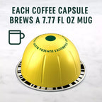 Starbucks Sunsera Blend Blonde Roast Nespresso Vertuo Coffee Capsules — 64 Count (8 Boxes)
