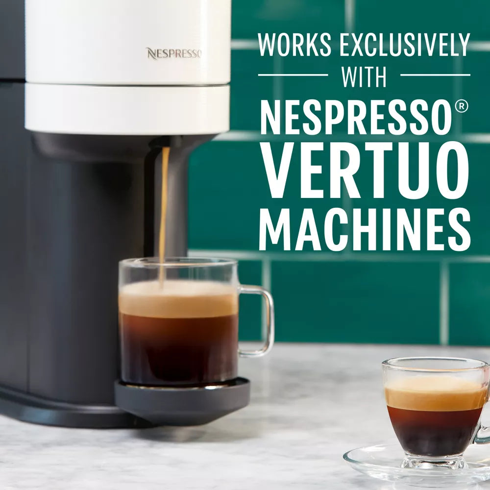 Starbucks Sunsera Blend Blonde Roast Nespresso Vertuo Coffee Capsules — 64 Count (8 Boxes)
