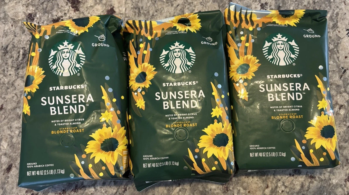 Starbucks Sunsera Blend Blonde Roast Ground Coffee — 7.5 lb (3 Bags)