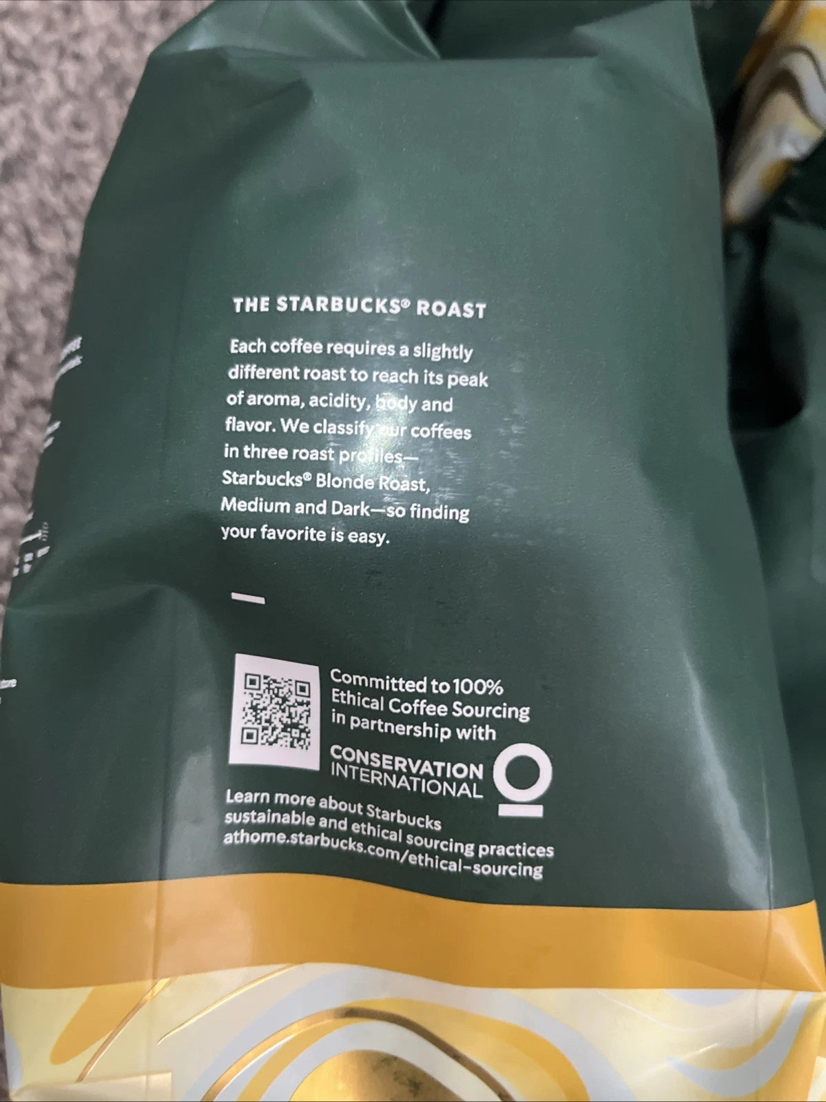 Starbucks Blonde Espresso Roast Whole Bean Coffee — 7 lb (4 × 28 oz Bags)