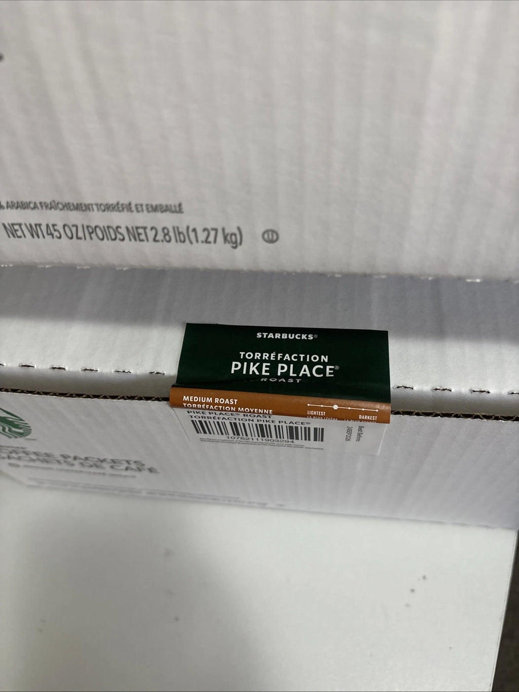 Starbucks Pike Place Ground Coffee — 36 Single-Pot Packets (2.5 oz Each)