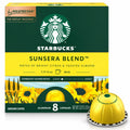 Starbucks Sunsera Blend Blonde Roast Nespresso Vertuo Coffee Capsules — 64 Count (8 Boxes)